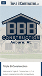 Mobile Screenshot of bbbconstruction.net