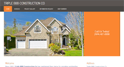 Desktop Screenshot of bbbconstruction.com